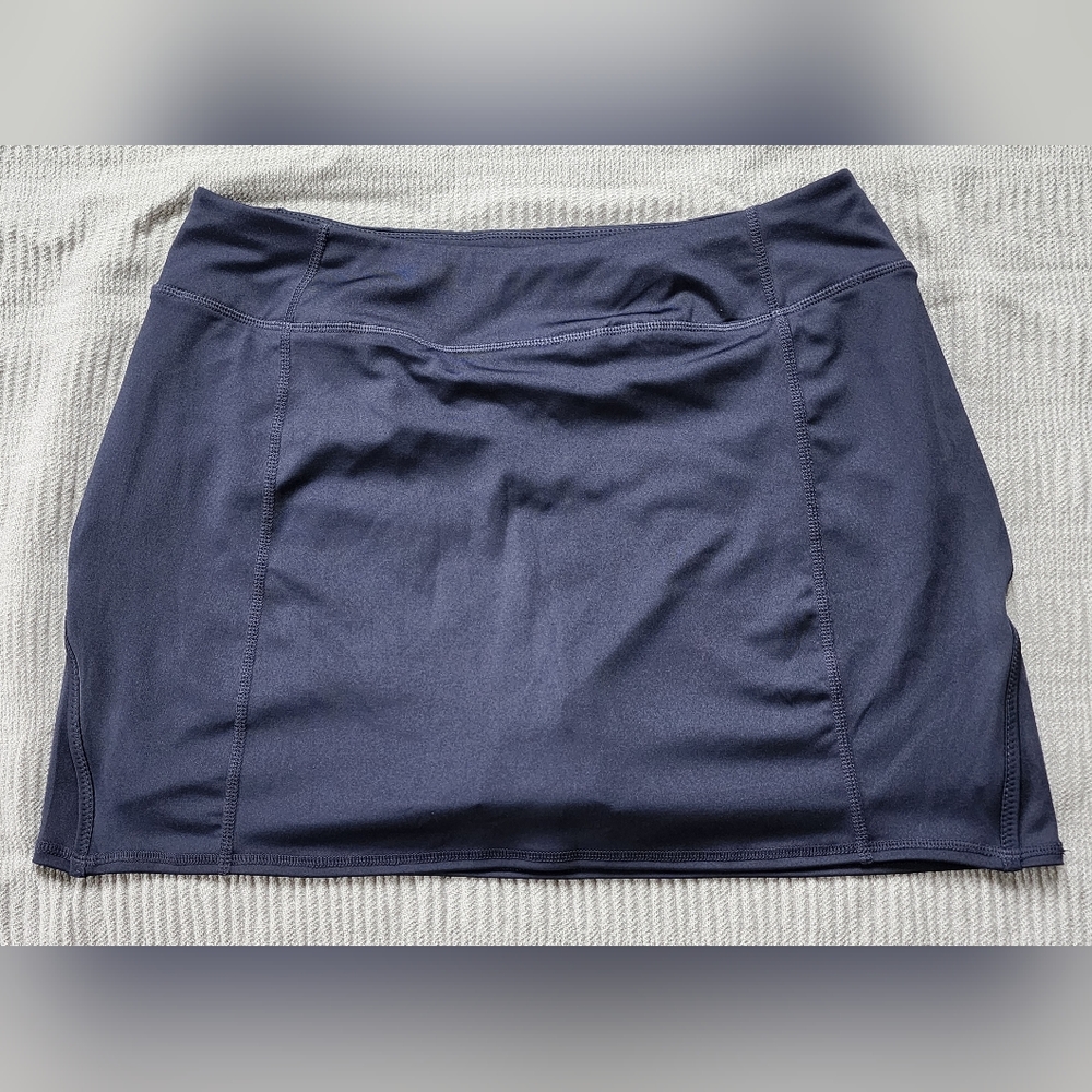 Navy blue golf or tennis skort